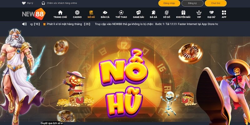 Tổng hợp game đổi thưởng trực tuyến hot nhất tại nhà cái New88